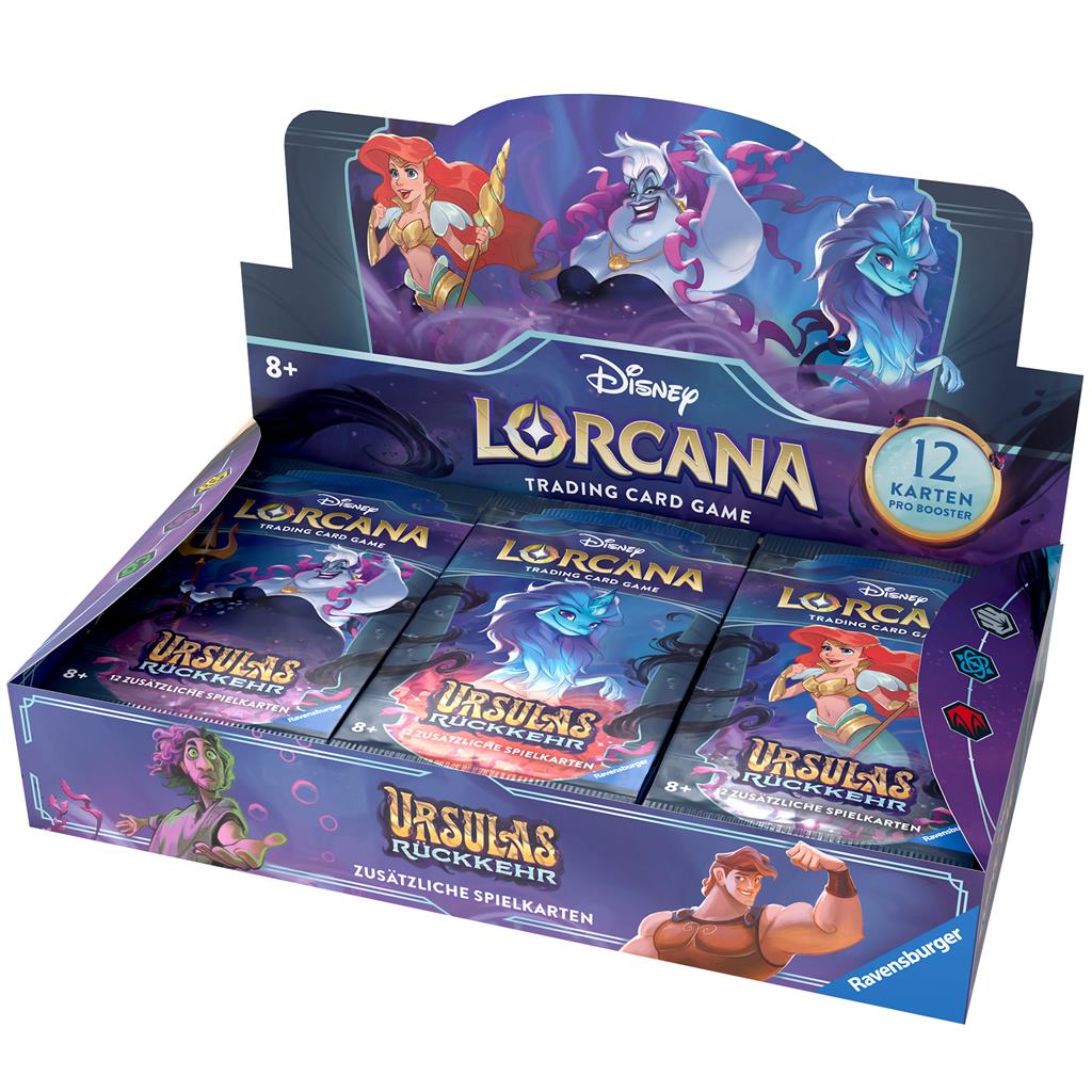 Disney Lorcana: Ursulas Rückkehr - Booster Display (24 Packs) - Deutsch - pokechest.at