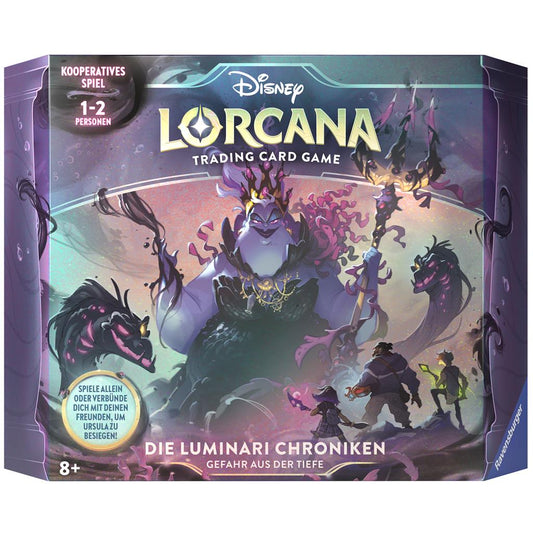 Disney Lorcana: Ursulas Rückkehr - Die Luminari Chroniken: Gefahr aus der Tiefe Geschenk-Set - Deutsch - pokechest.at