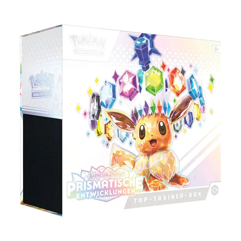 Pokemon Prismatische Entwicklungen Top Trainer Box Deutsch