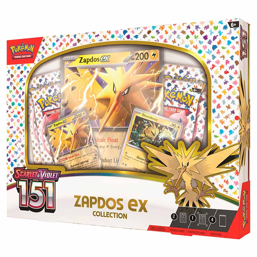 Pokemon Scarlet & Violet 151 Zapdos-EX Kollektion Deutsch - pokechest.at