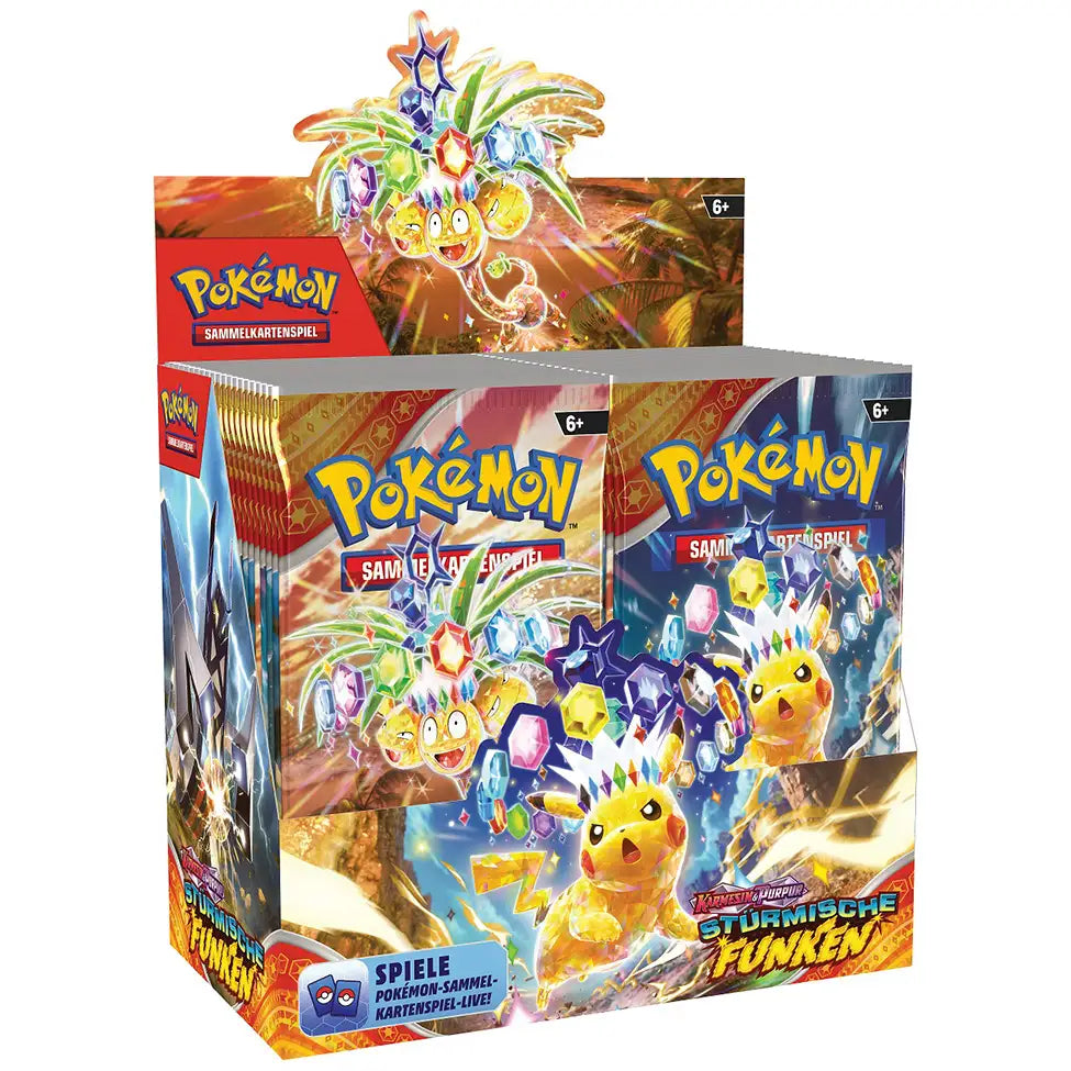 Pokemon Stürmische Funken Booster Display - Deutsch