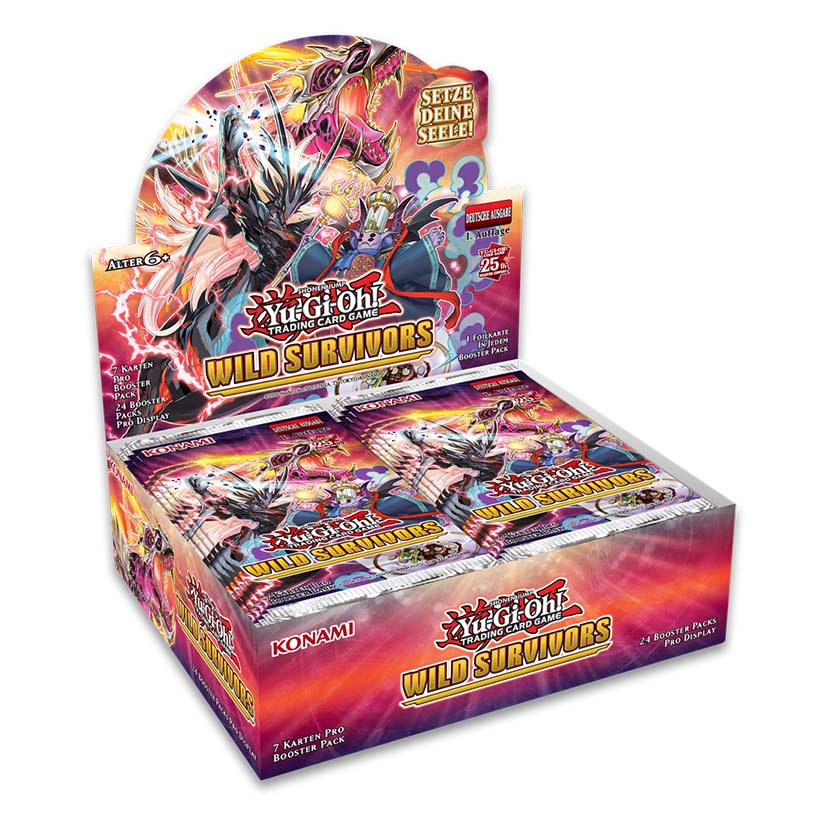 Yu-Gi-Oh! Wild Survivors - Special Booster Display 24 Packs - Deutsch - pokechest.at