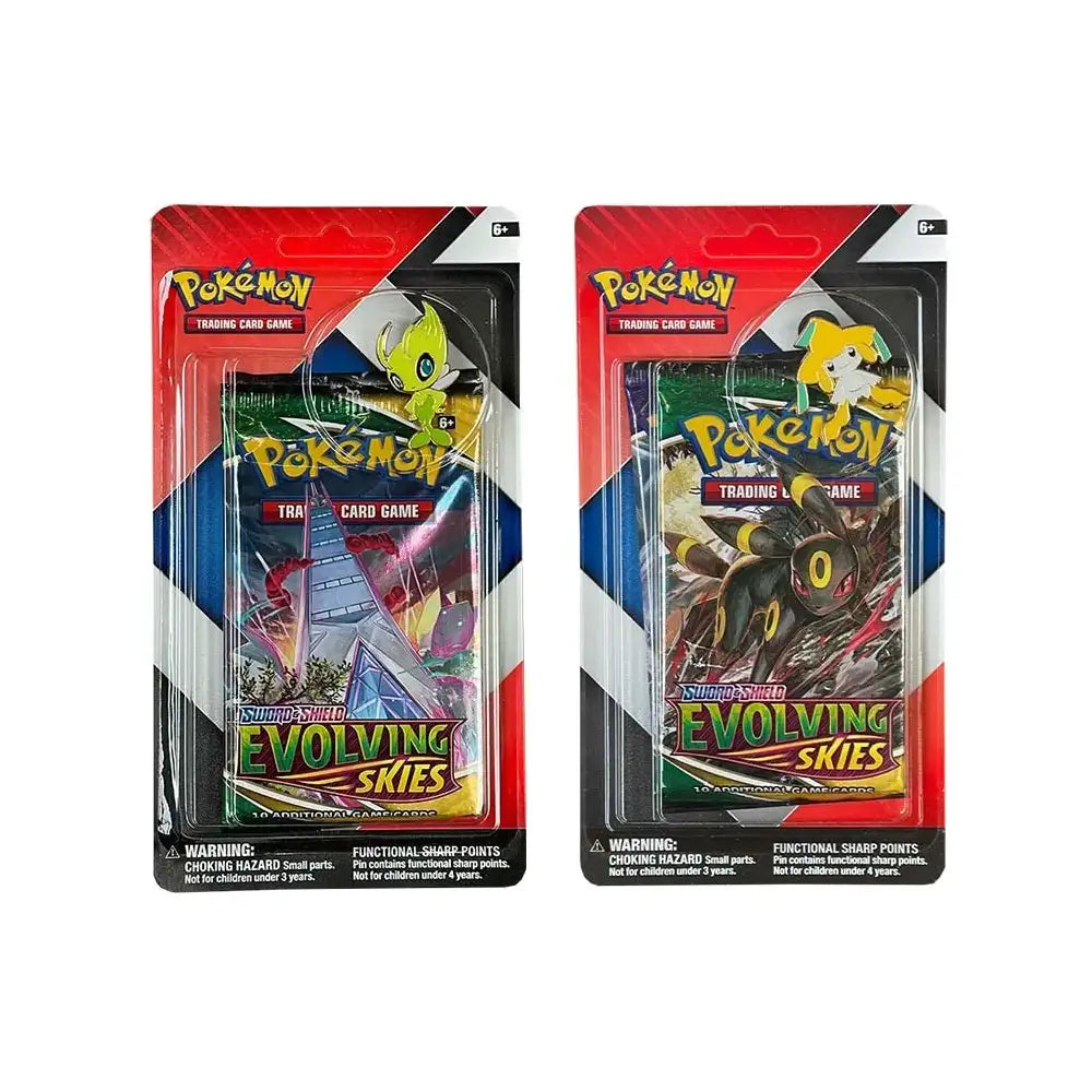 Pokemon Evolving Skies Celebi/Jirachi Pin 2 Pack Blister Englisch