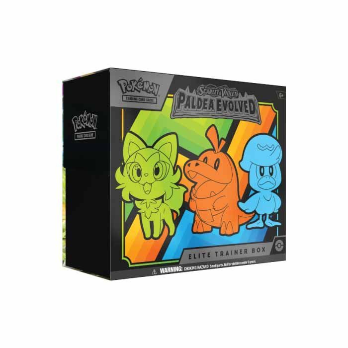 Pokemon Paldea Evolved Top Trainer Box English - pokechest.at